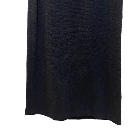 Susan Lazar Vintage Wool Sleeveless Dress Black Size 4 New - Picture 2 of 7